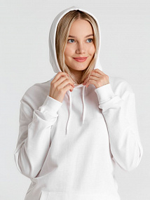 Gifts: толстовка с капюшоном унисекс hoodie, белая 