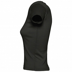 Gifts: футболка женская с круглым вырезом lady 220 черная 