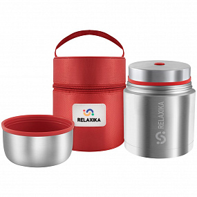 Gifts: термос для еды relaxika 500, в чехле, стальной 
