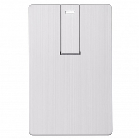 Gifts: флешка platinum card, 32 гб, серебристая 