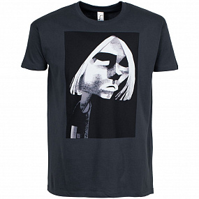 Gifts: футболка «меламед. kurt cobain», темно-серая 