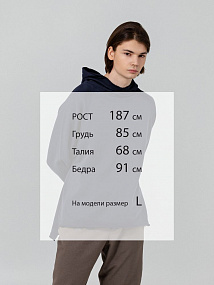 Gifts: худи унисекс vozduh 1.0, темно-синее 