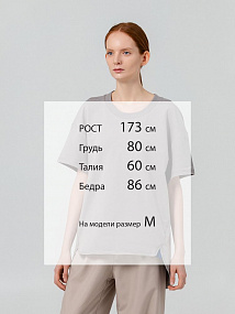 Gifts: футболка унисекс kosmos 1.0, серая 