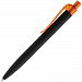 Gifts: ручка шариковая prodir qs01 prt-p soft touch, черная с оранжевым 