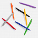 Gifts: ручка шариковая pin soft touch, красная 