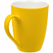 Gifts: кружка good morning с покрытием софт-тач, ver.2, желтая 