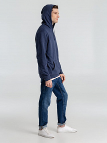 Gifts: толстовка с капюшоном унисекс hoodie, синий меланж 