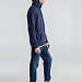 Gifts: толстовка с капюшоном унисекс hoodie, синий меланж 