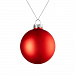 Gifts: елочный шар finery matt, 8 см, матовый красный 