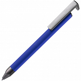 Gifts: ручка шариковая standic с подставкой для телефона, синяя 