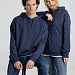 Gifts: толстовка с капюшоном унисекс hoodie, синий меланж 