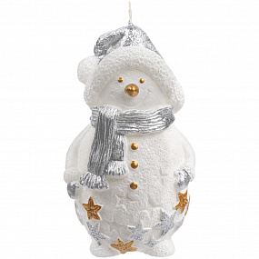 Gifts: свеча christmas twinkle, снеговик 