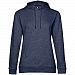 Gifts: толстовка с капюшоном женская hoodie, синий меланж 