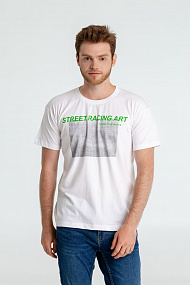 Gifts: футболка street racing art, белая 