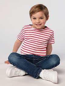 Gifts: футболка детская miles kids белая с красным 