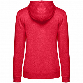 Gifts: толстовка с капюшоном женская hoodie, красный меланж 