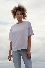 Gifts: футболка оверсайз женская boxy women, сиреневая 