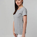 Gifts: футболка женская t-bolka stretch lady, серый меланж 