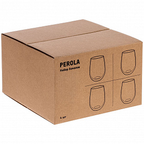 Gifts: набор из 4 бокалов perola 