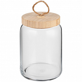 Gifts: банка с бамбуковой крышкой woody m 