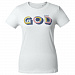 Gifts: футболка женская «новый god», белая 