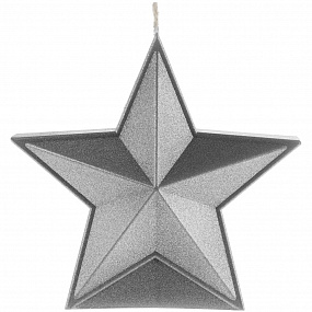 Gifts: свеча high five, серебристая 