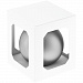 Gifts: оформительский шар finery, 10 см, матовый серебристый 