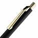 Gifts: ручка шариковая lobby soft touch gold, черная 