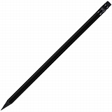 Gifts: карандаш простой triangle black с ластиком, черный 