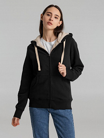 Gifts: толстовка унисекс на молнии sherpa 280, черная 