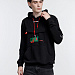 Gifts: худи унисекс с карманом на груди chest pocket, черное 
