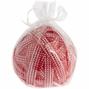 Gifts: свеча kniteam, клубок, красный 