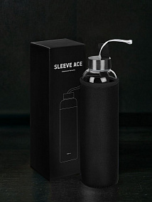 Gifts: бутылка для воды sleeve ace, черная 