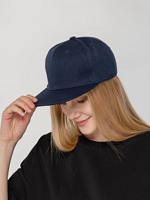 Gifts: бейсболка snapback с прямым козырьком, темно-синяя 
