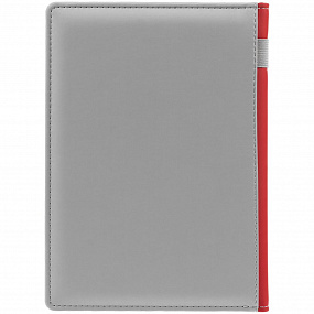Gifts: ежедневник spain shall, недатированный, серый с красным 