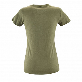Gifts: футболка женская regent fit women, меланж хаки 