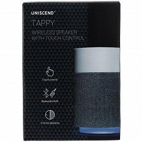 Gifts: беспроводная колонка uniscend tappy, черная 