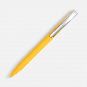 Gifts: ручка шариковая pin soft touch, желтая 