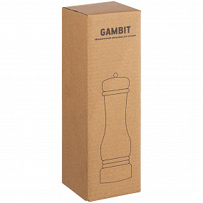 Gifts: механическая мельница для специй gambit, оранжево-красная 