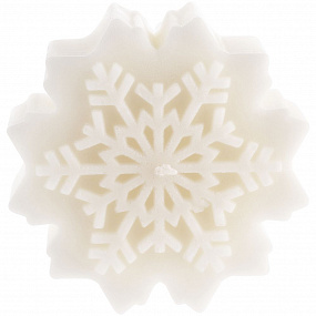 Gifts: свеча snowflame 1, белая, 8 см 
