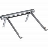 Gifts: подставка для ноутбука и планшета rail top, серебристая 