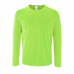 Gifts: футболка с длинным рукавом sporty lsl men, неоново-зеленая 