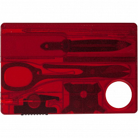 Gifts: набор инструментов swisscard lite, красный 
