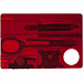 Gifts: набор инструментов swisscard lite, красный 