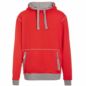 Gifts: двусторонняя толстовка revers, серая с красным 