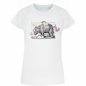 Gifts: футболка женская big dream, белая 
