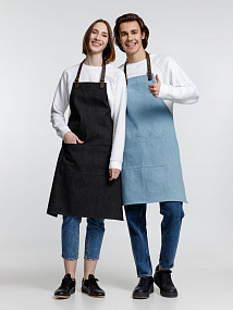 Gifts: фартук denim team, голубой джинс 