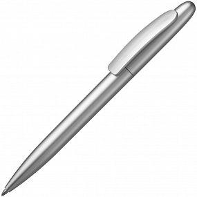 Gifts: ручка шариковая moor silver, серебристый металлик 