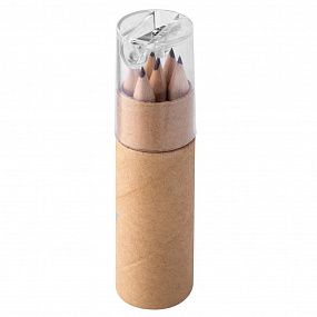 Gifts: набор карандашей pencilvania office с точилкой, прозрачный 