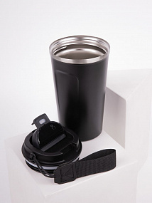 Gifts: смарт-стакан с заменяемой батареей tellmug, ver.2, черный 